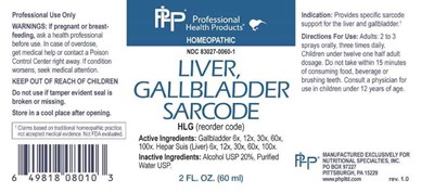 Liver,  Gallbladder  Sarcode (Nspc0069 Liver, Gallbladder Sarcode)